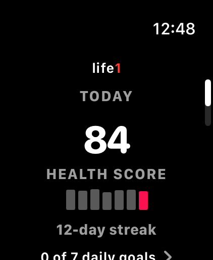 Watch home with Health Score